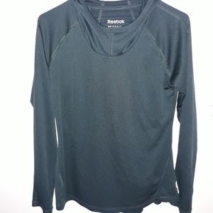 Reebok hooded long sleeve funnel shirt